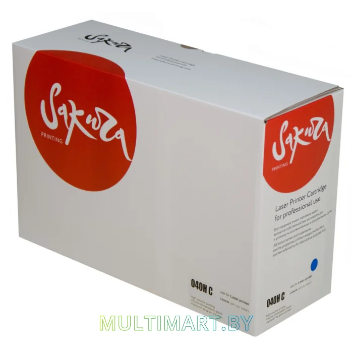 Картридж Sakura Printing SACRG040HC (аналог Canon 040H C)